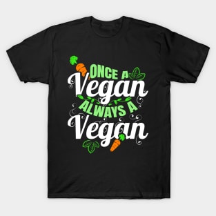 Once A Vegan, Always A Vegan T-Shirt